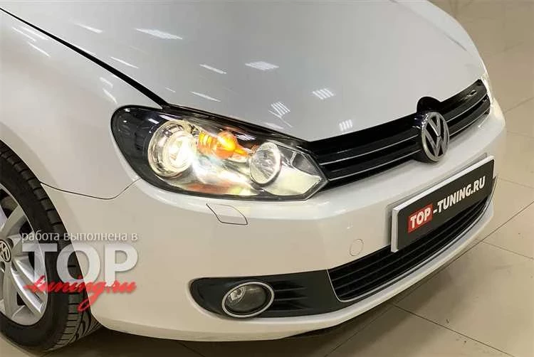 Как самостоятельно заменить лампы в фаре Volkswagen Golf Plus