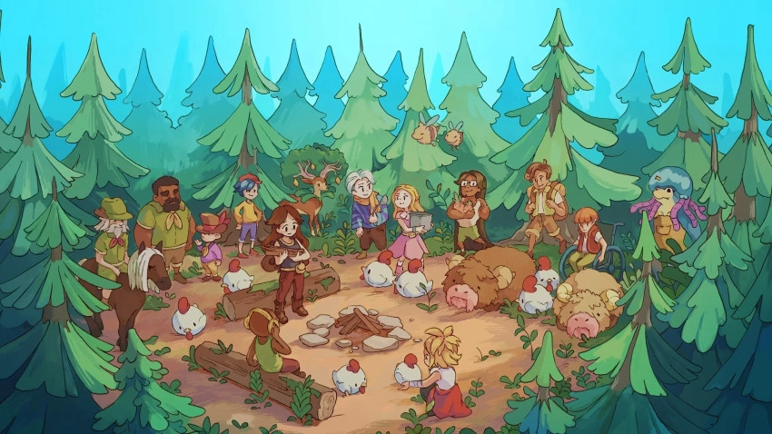 Симулятор Farming Camp погрузит игроков в атмосферу фермерского лагеря